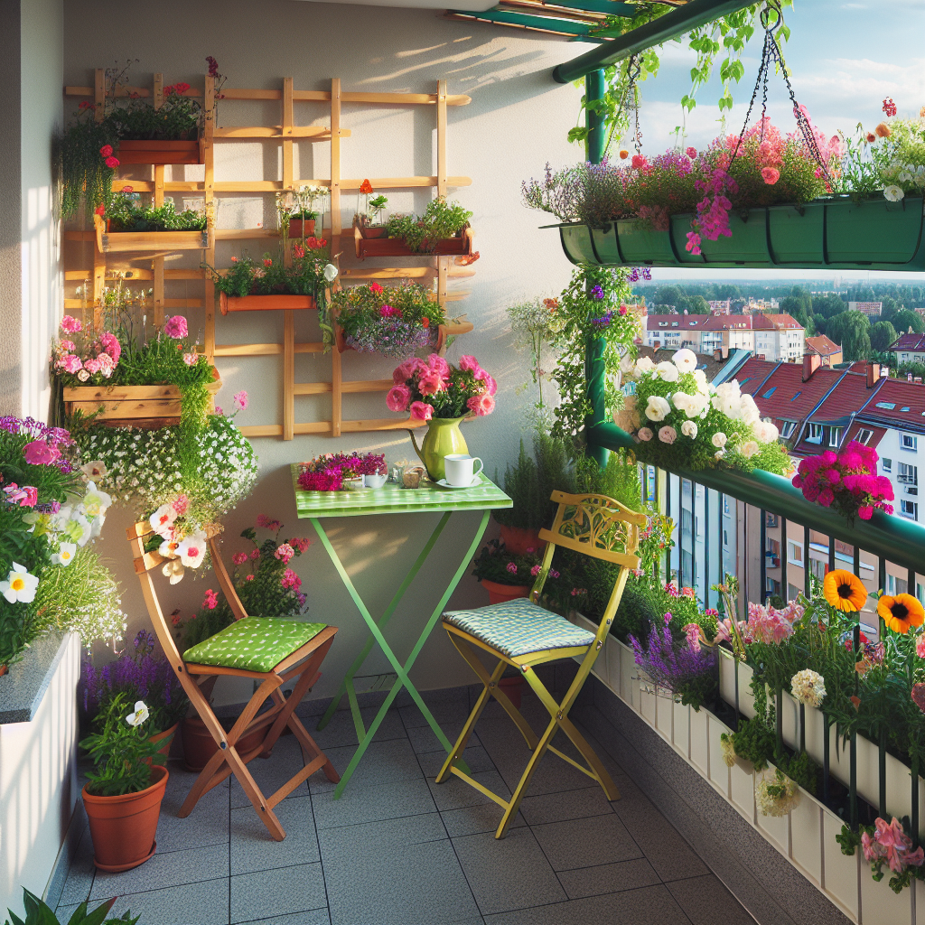 Cvetni Vrtovi u Malim Prostorima: Ideje za Uzgoj Cveća na Balkonima i Terasama